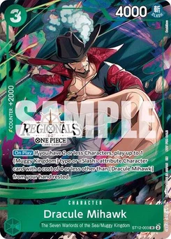 One Piece-Karte Dracule Mihawk (Regional Participation Pack 2026 Vol.1) ST12-003v2