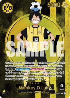 One Piece-Karte Monkey.D.Luffy (BVB x One Piece Campaign) ST13-003v2