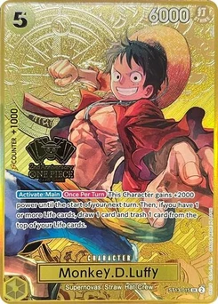 One Piece-Karte Monkey.D.Luffy (One Piece Japanese Version 2nd Anniversary Set) ST13-015
