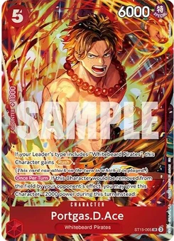 One Piece-Karte Portgas.D.Ace (Illustration Box Vol.5) ST15-005v3