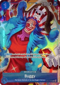 One Piece-Karte Buggy (Seven Warlords of the Sea Binder Set) ST17-003v4