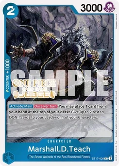 One Piece-Karte Marshall.D.Teach (Judge Pack Vol. 7) ST17-005