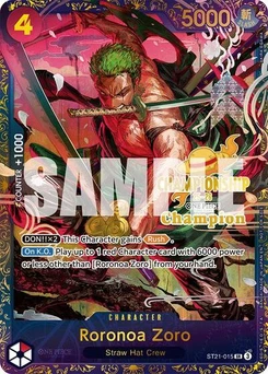 One Piece-Karte Roronoa Zoro (CS 25-26 1st Place) ST21-015