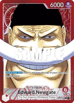 One Piece-Karte Edward.Newgate (001) (Alternate Art) OP02-001v2