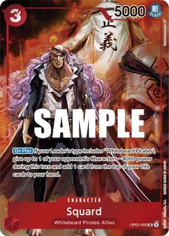 One Piece-Karte Squard (Box Topper) OP02-009v2