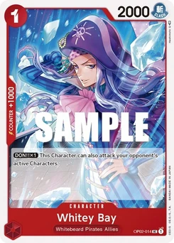 One Piece-Karte Whitey Bay OP02-014