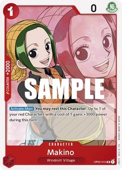 One Piece-Karte Makino OP02-015