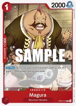 One Piece-Karte Magura OP02-016