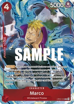 One Piece-Karte Marco (Alternate Art) OP02-018v3