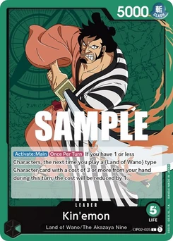 One Piece-Karte Kin'emon OP02-025