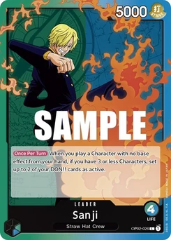 One Piece-Karte Sanji OP02-026