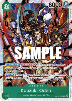 One Piece-Karte Kouzuki Oden OP02-030