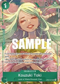 One Piece-Karte Kouzuki Toki (Box Topper) OP02-031v2