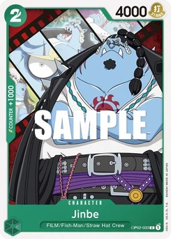 One Piece-Karte Jinbe OP02-033