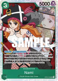 One Piece-Karte Nami OP02-036