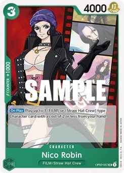 One Piece-Karte Nico Robin OP02-037
