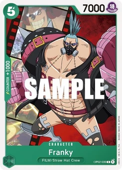 One Piece-Karte Franky OP02-039