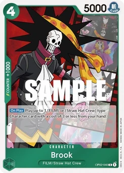 One Piece-Karte Brook OP02-040