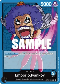 One Piece-Karte Emporio.Ivankov (049) OP02-049