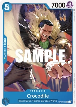 One Piece-Karte Crocodile OP02-053