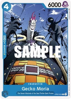 One Piece-Karte Gecko Moria OP02-054