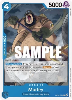 One Piece-Karte Morley OP02-061