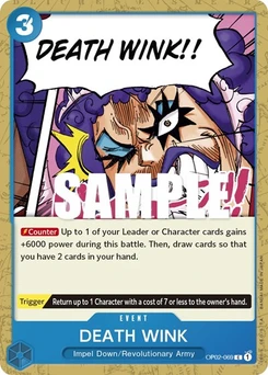 One Piece-Karte DEATH WINK OP02-069
