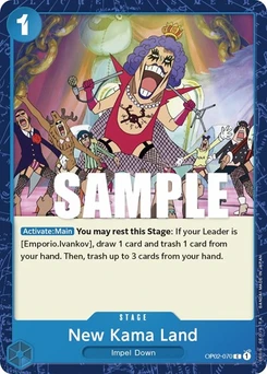 One Piece-Karte New Kama Land OP02-070