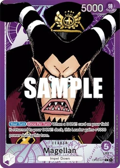 One Piece-Karte Magellan (071) (Alternate Art) OP02-071v2