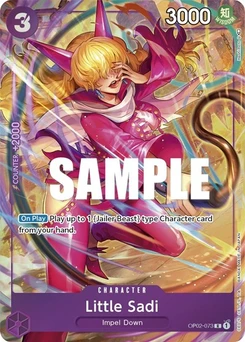 One Piece-Karte Little Sadi (Alternate Art) OP02-073v2