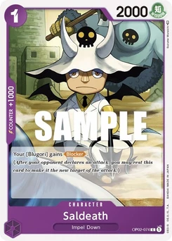 One Piece-Karte Saldeath OP02-074
