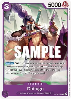 One Piece-Karte Daifugo OP02-078