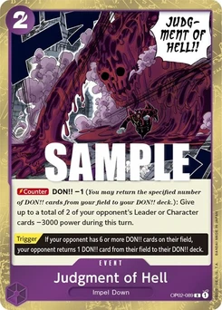One Piece-Karte Judgment of Hell OP02-089