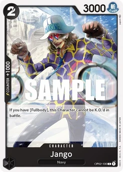 One Piece-Karte Jango OP02-100