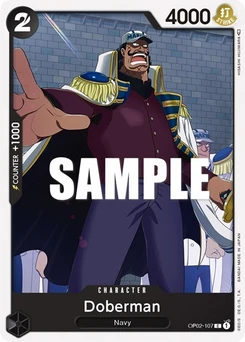 One Piece-Karte Doberman OP02-107