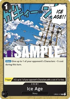 One Piece-Karte Ice Age OP02-117