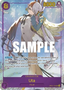 One Piece-Karte Uta (Alternate Art) OP02-120v2