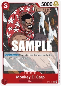 One Piece-Karte Monkey.D.Garp OP03-014