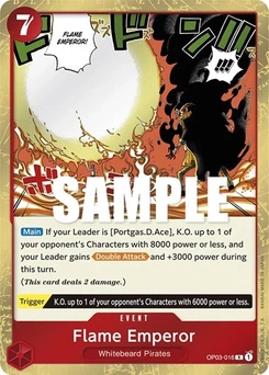 One Piece-Karte Flame Emperor OP03-016