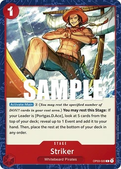 One Piece-Karte Striker OP03-020