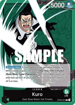 One Piece-Karte Kuro OP03-021