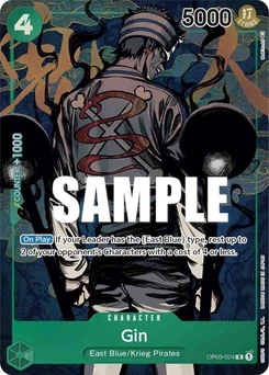 One Piece-Karte Gin (Alternate Art) OP03-024v2