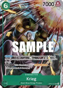 One Piece-Karte Krieg (Alternate Art) OP03-025v2