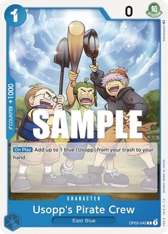 One Piece-Karte Usopp's Pirate Crew OP03-042