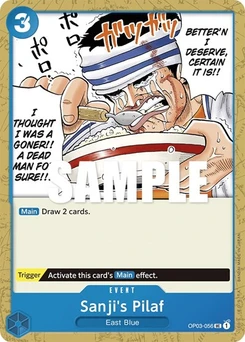 One Piece-Karte Sanji's Pilaf OP03-056