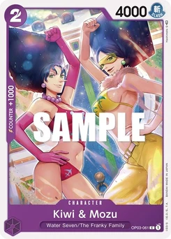 One Piece-Karte Kiwi & Mozu OP03-061