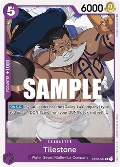 One Piece-Karte Tilestone OP03-064