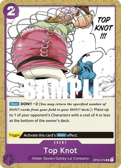 One Piece-Karte Top Knot OP03-074
