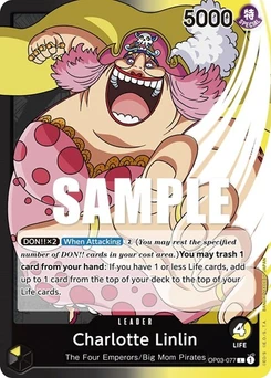 One Piece-Karte Charlotte Linlin (077) OP03-077