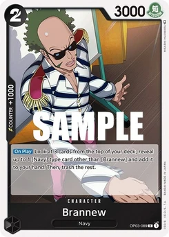One Piece-Karte Brannew OP03-089